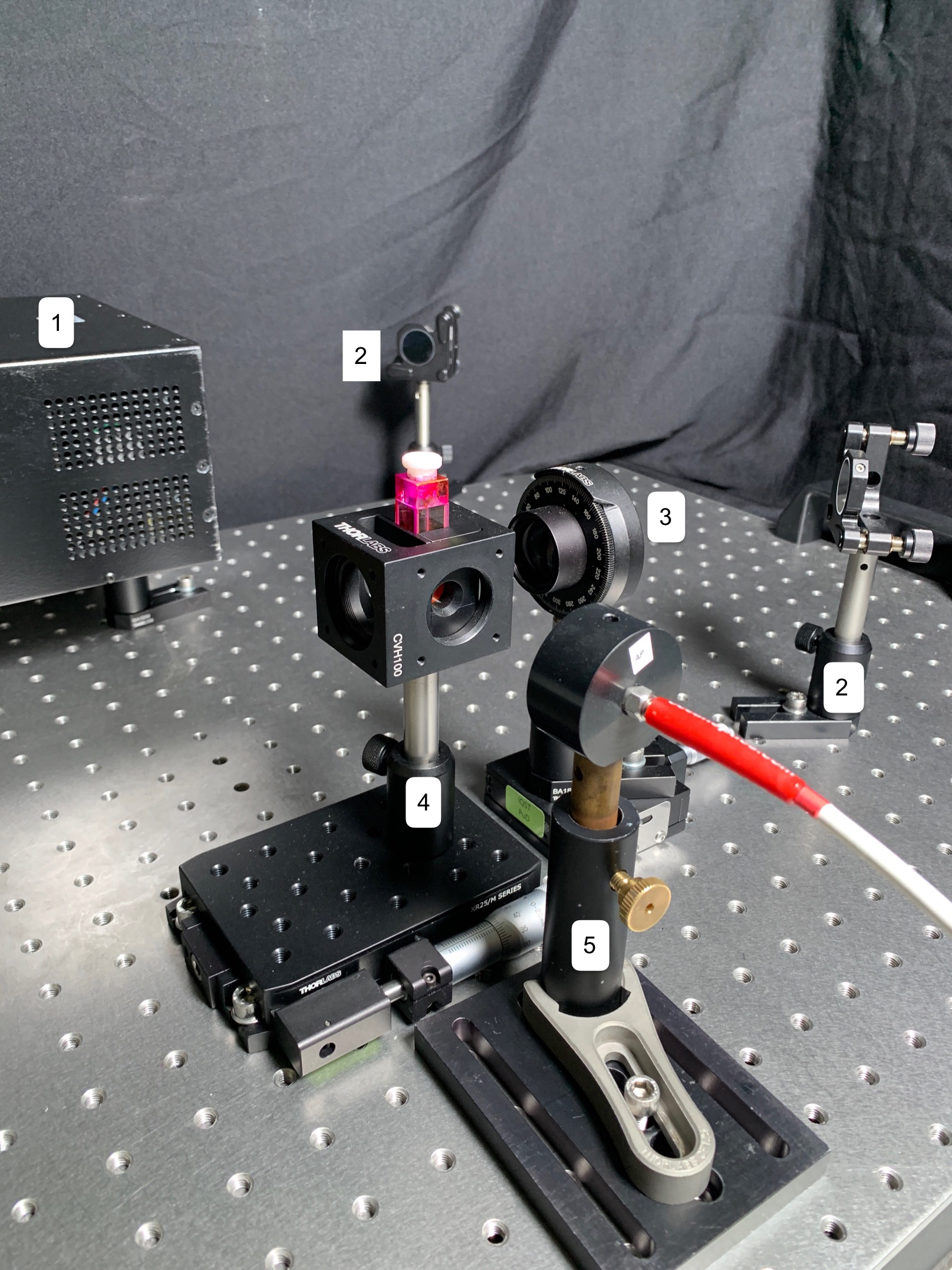 In der Abbildung ist der Aufbau des internen Resonators noch einmal detailliert dargestellt.